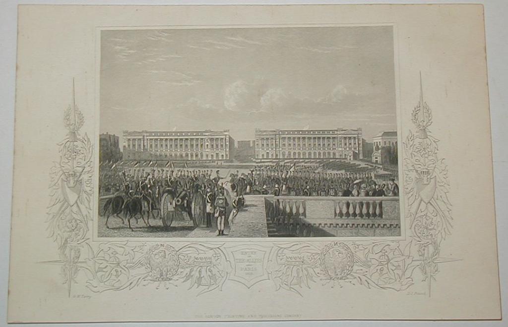 Pound: Entry of The Alliers into Paris 1815.