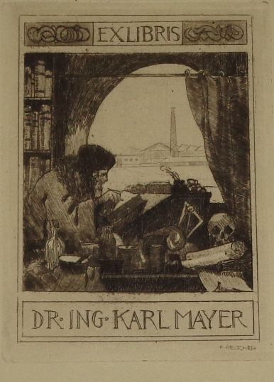 : Ex libris Dr. Ing. Karl Mayer.