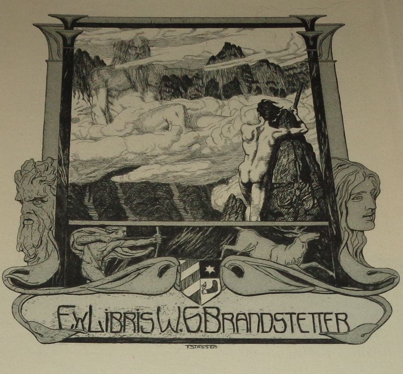 Stassen,: Ex libris W. G. Brandstetter.