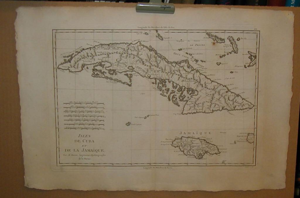 Bonne, Rigobert: Isles de Cuba et de la Jamaique.
