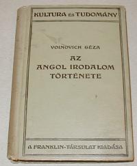 Voinovich Géza: Az angol irodalom története