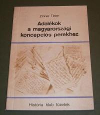 Zinner Tibor: Adalékok a magyarországi koncepciós perekhez