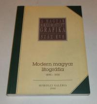 Bajkay Éva (szerkesztő): Modern magyar litográfia. 1890-1930