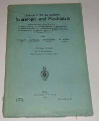 ZEITSCHRIFT FüR DIE GESAMTE NEUROLOGIE UND PSYCHIATRIE. 176. BAND 3. HEFT