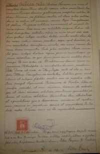 Komáromy család  iratai 4 db