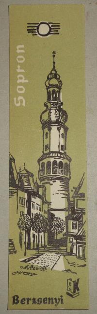 Könyvjelző: Sopron Berzsenyi Könyvesbolt