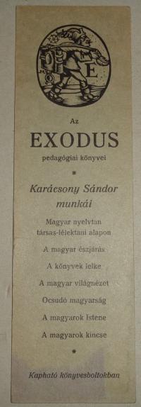 Könyvjelző: Exodus könyvei