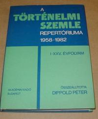 Dippold Péter (összeállító): A Történelmi Szemle repertóriuma 1958-1982