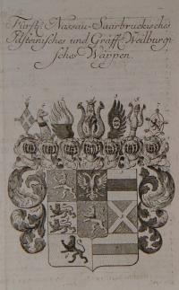 Fűrste Nassau=Saarbruckisches Idsteinisches und Graffe Weitburgisches Wappen