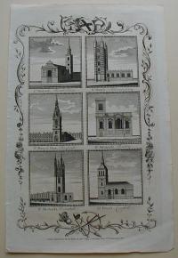 Thorton William: London churches. St. Mildred's. St. Mary's. St. Mary le Bow. St. Mildred's. St. Michael's. St. Peter's