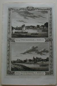 Thorton William: View of Twickenham, in Middlesex. View of Isleworth, in Middlesex