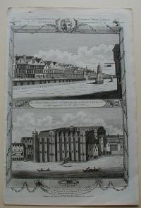 Thorton William: An Antient View of part of Cheapside, with the Cross, as they appeared in the Year 1660