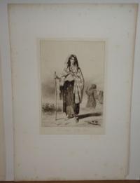 Valerio, Théodore: Femme tsigane d Uly-Szasz. Újszászi cigány asszony
