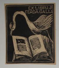 Mackova, Anna (1887-1969): Ex libris Ferda Galli