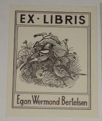 Larsen, J: Ex libris Egon Wermond Bertelsen