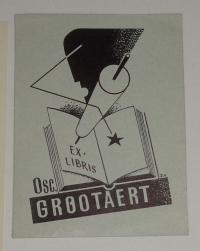 Vermeylen: Ex libris Osc. Grootaert