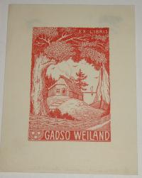 Ex libris Gadso Weiland