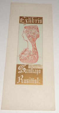 Alexandre De Riquer 1856-1920: Ex libris Santiago Rusinol