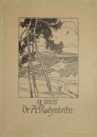 Ubbelohde, Otto: Ex libris Dr. A. Kuchenbecker