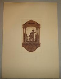 Wilm, Hubert 1887-1953: Ex libris August Rengly