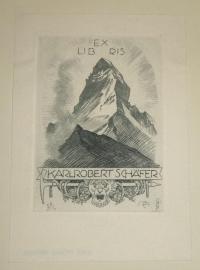 Soder, Alfred (1880 - 1957): Ex libris Karl Robert Schäfer