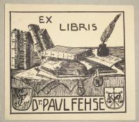 Ex libris Dr. Paul Fehse