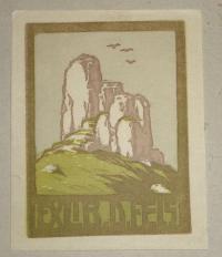 Broel, Georg (1884-1940): Ex libris D. Fels