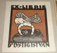 Radványi-Román, Károly (1900 - 1957): Ex libris  Dr. Lustig István
