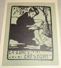 Tipary Dezső (1887-1967): Ex libris Erös Egon