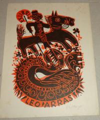 Diskay Lenke: Ex libris Leo Arras