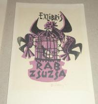 Diskay Lenke: Ex libris Rab Zsuzsa