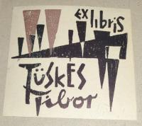 Diskay Lenke: Ex libris Tüskés Tibor