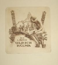 RÉVÉSZ Kornél: Ex libris Ulrich Pálma