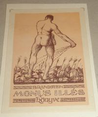 RÉVÉSZ Kornél: Ex libris Brandstein Monus Illés könyve