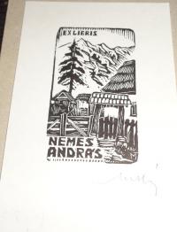 Moskál, Tibor (1930 - 2014): Ex libris Nemes András