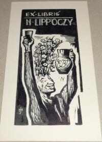 Menyhárt József (1901-1976): Ex libris N. Lippóczy