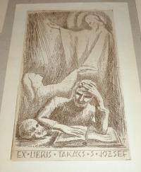 Menyhárt József (1901-1976): Ex libris Takács József