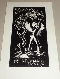 Menyhárt József (1901-1976): Ex libris Dr. Stephani Lustig