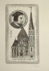 Dániel Viktor (1926 - 2001): Ex libris Nagy Lászlóné, Piroska