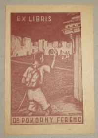 Nikelszky Géza: Ex libris Dr. Pokorny Ferenc