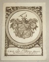 Ex libris J. Mich. EKLÉR J. Cottum Albensis et Tolnensis