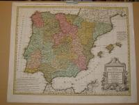 Güssefeld-Homann Heredibus: Regnorum Hispaniae et Portugalliae Tabula generalis