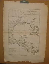 Bonne, Rigobert: L'Ancien et le Nouveau Mexique avec la Floride et la Basse Louisiane. Partie Orientale