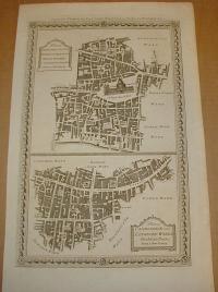 Thorton William: Plan of Baynards Castle Ward. Plan of Canlewick and Langborn Wards