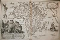 Scherer: Mappa Geographica Exhibens Religionem Catholicam Alicubi per Africam Sparsam